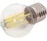 Светодиодная лампа General Lighting Systems Филамент прозрачный E27 8Вт 230В 660Лм 6500К Холодный белый свет Шар GLDEN-G45S-8-230-E27-6500 649982 2