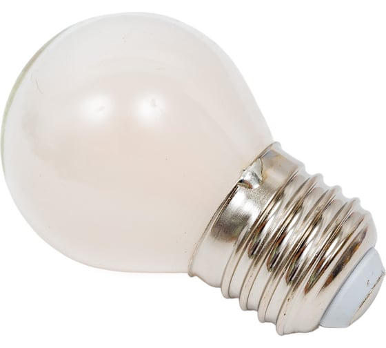 Светодиодная лампа General Lighting Systems Филамент матовый E27 8Вт 230В 530Лм 2700К Теплый белый свет Шар GLDEN-G45S-M-8-230-E27-2700 654500