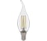 Светодиодная лампа General Lighting Systems Филамент прозрачный E14 7Вт 530Лм 6500К Холодный белый свет Свеча на ветру GLDEN-CWS-7-230-E14-6500 649901 1
