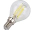 Светодиодная лампа General Lighting Systems Филамент прозрачный E14 8Вт 230В 660Лм 6500К Холодный белый свет Шар GLDEN-G45S-8-230-E14-6500 649979 2