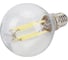 Светодиодная лампа General Lighting Systems Филамент прозрачный E14 8Вт 230В 660Лм 6500К Холодный белый свет Шар GLDEN-G45S-8-230-E14-6500 649979 3