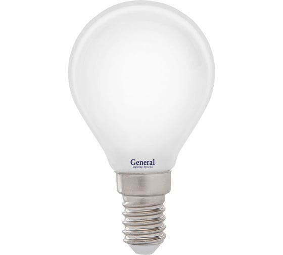 Светодиодная лампа General Lighting Systems FIL Шарик G45S-M-7W-E14-2700K 649965 1