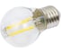 Светодиодная лампа General Lighting Systems Филамент прозрачный E27 12Вт 230В 930Лм 4500К Нейтральный белый свет Шар GLDEN-G45S-12-230-E27-4500 650001 2