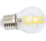 Светодиодная лампа General Lighting Systems Филамент прозрачный E27 12Вт 230В 930Лм 4500К Нейтральный белый свет Шар GLDEN-G45S-12-230-E27-4500 650001 4