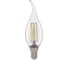 Светодиодная лампа General Lighting Systems Филамент прозрачный E14 8Вт 630Лм 4500К Нейтральный белый Свеча на ветру GLDEN-CWS-8-230-E14-4500 649987 1