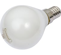 Светодиодная лампа General Lighting Systems Филамент матовый E14 8Вт 230В 560Лм 4500К Нейтральный белый свет Шар GLDEN-G45S-M-8-230-E14-4500 649999