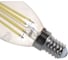 Светодиодная лампа General Lighting Systems Филамент прозрачный E14 10Вт 810Лм 6500К Холодный белый Свеча на ветру GLDEN-CWS-10-230-E14-6500 649920 3