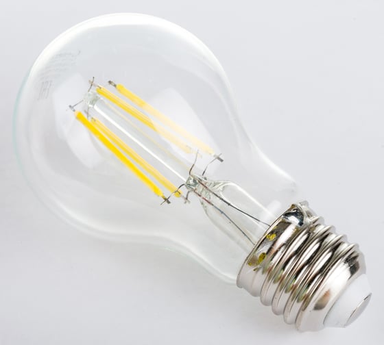 Светодиодная лампа General Lighting Systems Филамент прозрачный E27 13Вт 1165Лм 4500К Нейтральный белый свет Груша GLDEN-A60S-13-230-E27-4500 646000