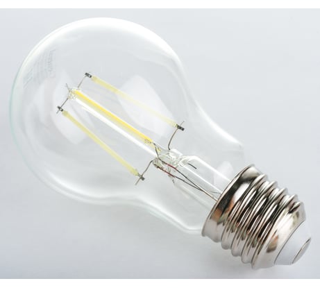 Светодиодная лампа General Lighting Systems Филамент прозрачный E27 13Вт 230В 1190Лм 6500К Холодный белый свет Груша GLDEN-A60S-13-230-E27-6500 649400