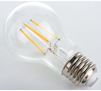 Светодиодная лампа General Lighting Systems Филамент прозрачный E27 13Вт 230В 1135Лм 2700К Теплый белый свет Груша GLDEN-A60S-13-230-E27-2700 645900