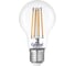 Светодиодная лампа General Lighting Systems Филамент прозрачный E27 15Вт 230В 1300Лм 2700К Теплый белый свет Груша GLDEN-A60S-15-230-E27-2700 660316 1