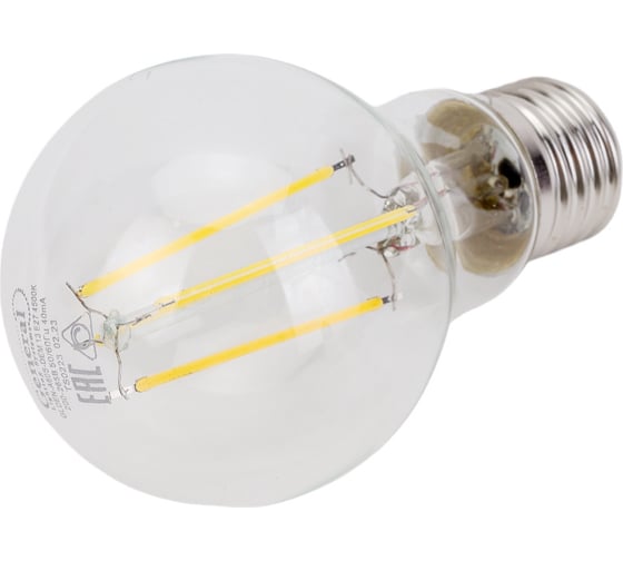 Светодиодная лампа General Lighting Systems FIL Диммируемая A60S-13W-E27 686600 1