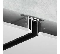 Трековая система Luminotti EXPERT for SLIMLINE 220V, black, (шинопровод+адаптер), 2м L.298.2M.BK