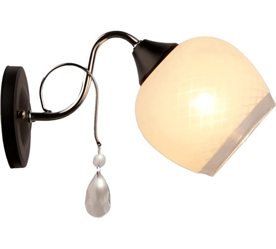 Бра IMEX 1х60ВТ Е27 MD.0658-1-W CH+BK