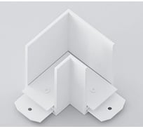 Угловой соединитель потолок-потолок для трековой системы SLIMLINE Luminotti (БЕЗ СЕТИ), White 78x78x57mm L.200.4.WH