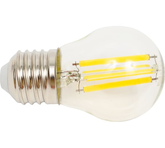 Лампа IN HOME сд LED-ШАР-deco 12Вт 230В Е27 4000К 1350Лм прозрачная 4690612053691
