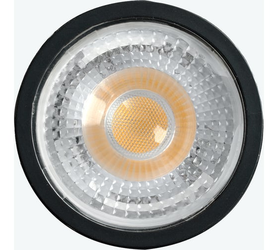 Лампа светодиодная FERON PRO LB-1607 GU10 7W 175-265V 4000K в черном корпусе, 48955