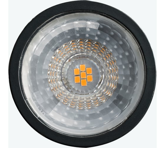 Лампа светодиодная FERON PRO LB-1607 GU10 7W 175-265V 4000K в черном корпусе, 48957