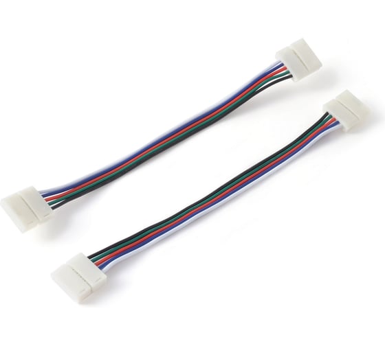 Комплект коннекторов Apeyron для RGBW светодиодной ленты 12, c AWG22+GRBW кабелем 09-74