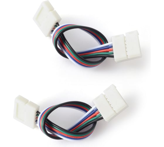Комплект коннекторов Apeyron для RGBW светодиодной ленты 12, c AWG22+GRBW кабелем 09-74