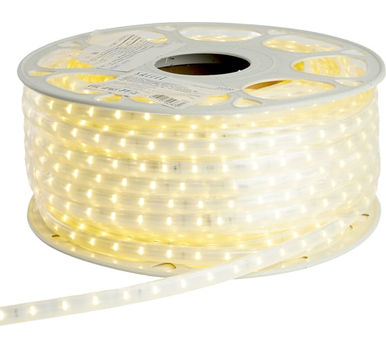 Светодиодная лента SAFFIT SST20 60SMD(2835)/м 6Вт/м 220V 50м , 3000K, IP6 55243 1