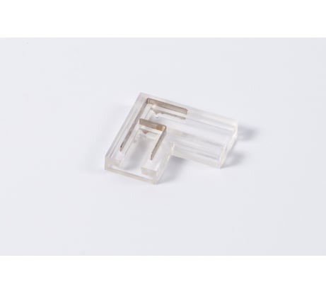Коннектор угловой для монохромной светодиодной ленты FIBERLI УЛЛ-М8 24V, 8мм, IP20: лента/лента 12830101