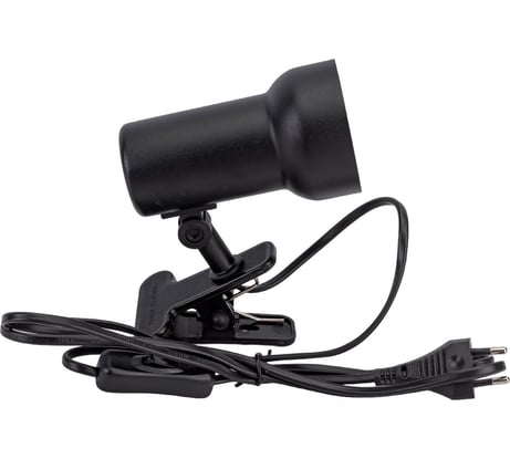 Светильник на прищепке Светкомплект R63 1ХE27 черный E63/N/B