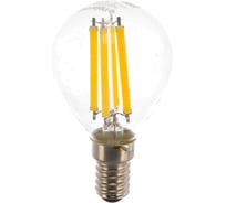 Светодиодная лампа Polaroid 220V FIL G45 6W 4000K E14 806lm PL-G45F6144