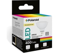 Светодиодная лампа Polaroid 220V MR16 5W 4000K GU5.3 400lm PL-MR16504