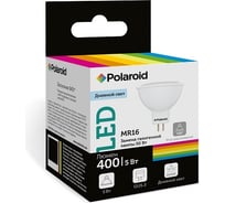 Светодиодная лампа Polaroid 220V MR16 5W 6500K GU5.3 400lm PL-MR16506