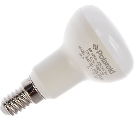 Светодиодная лампа Polaroid 220V R50 5W 3000K E14 430lm PL-R505143