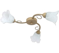 Светильник ЭЛЕТЕХ Катрин 131 бежевый муар /Плафон 62333/ НСБ 01-3х60-128 Е14 1005403921