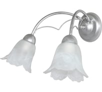 Светильник ЭЛЕТЕХ Магнолия 521 серый /Плафон 62333/ НББ 01-2х60-104 Е14 1005403853