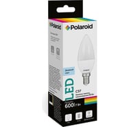Светодиодная лампа Polaroid 220V C37 7W 6500K E14 600lm PL-C377146