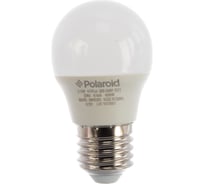 Светодиодная лампа Polaroid 220V G45 5,5W 4000K E27 470lm PL-G4555274