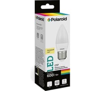 Светодиодная лампа Polaroid 220V C37 7W 4000K E27 600lm PL-C377274