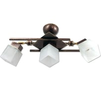 Светильник ЭЛЕТЕХ Параллель 231 медь золото Плафон 62996 НСБ 01-3х60-125 Е14 ИУ 1005403904