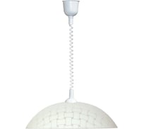 Светильник ЭЛЕТЕХ Плетенка, 460, НСБ, 72-60, М52, ИУ, матовый белый/лифт белый 1005251473