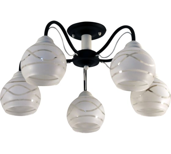 Светильник ЭЛЕТЕХ Лири/5-А черный НПБ 01-5х60-127 Е27 1005404367 1