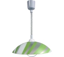 Светильник ЭЛЕТЕХ Колорика Аделайн, 410, НСБ, 72-60, М52, ИУ, матовый белый-зеленый/лифт белый 1005253179