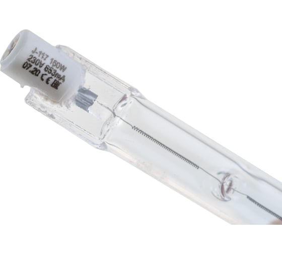 Галогенная лампа АКЦЕНТ J117, 230В, 150W, R7s, линейная, 117мм 4606400204404