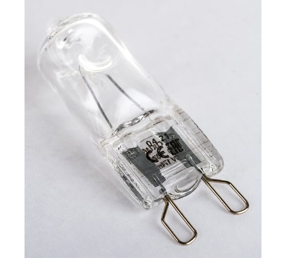 Галогенная лампа АКЦЕНТ JCD, 230В, 40W, G9, CL, капсульная, прозрачная 4606400204282
