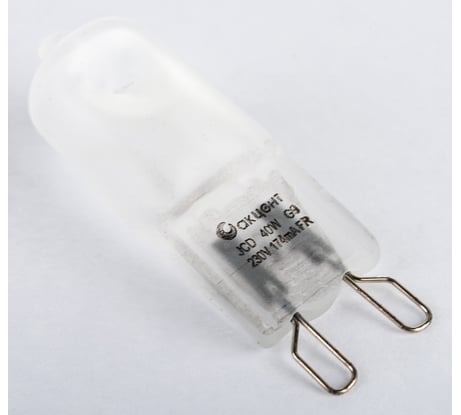 Галогенная лампа АКЦЕНТ JCD, 230В, 40W, G9, FR, капсульная, матовая 4606400204299