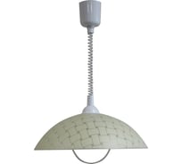 Светильник ЭЛЕТЕХ Плетенка, 460, НСБ 72-60, М52, матовый шампань/лифт белый 1005251608