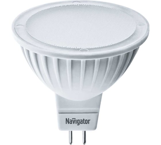 Светодиодная лампа Navigator LED, 5ВТ, 12В, GU5.3, тепло-белая, 94262 1