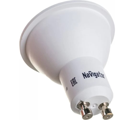 Лампа Navigator LED, 5ВТ, 230В, GU10, белый 94130