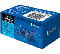 Светодиодная гирлянда Uniel ULD-S0250-020/STA MULTI IP20 2,5м. UL-00005481