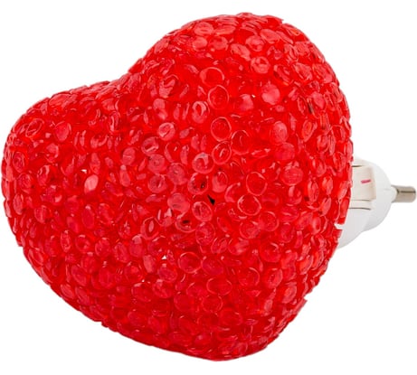 Светильник-ночник Uniel DTL-309-Сердечко/RED/1LED/0,1W 10325