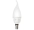 Светодиодная лампа Uniel LED-CW37-6W/WW/E14/FR ALM01WH Форма свеча на ветру, матовая колба 8137 1