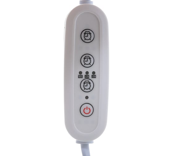 Таймер Uniel UST-E33 WHITE 2M с вилкой и разъемом L, N, G для фито светильника, 220В UL-00006493